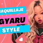 chica maquillaje gyaru