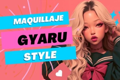 chica maquillaje gyaru