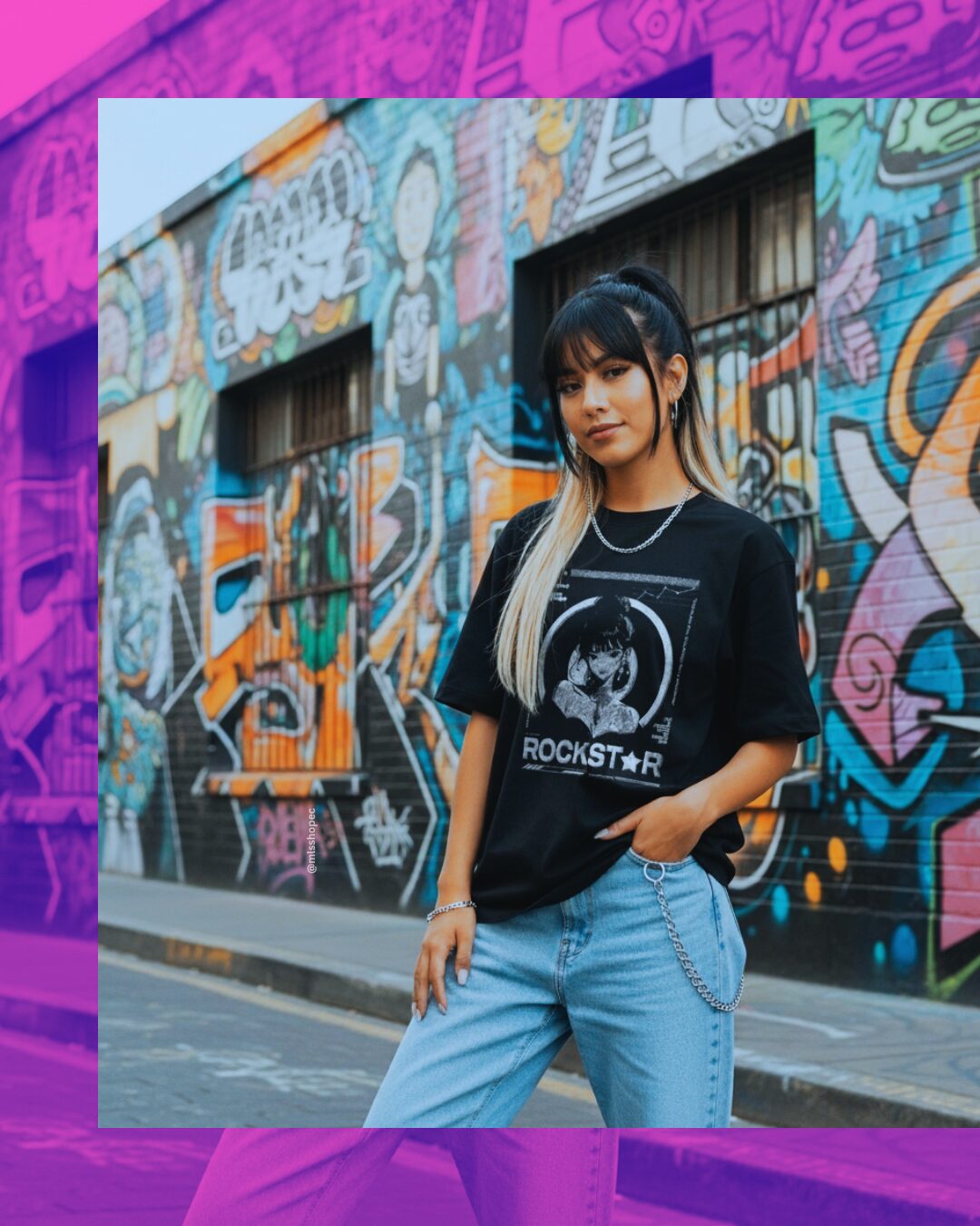 Camiseta kpop LISA Blackpink ROCKSTAR Inspiration tshirt - Image 3