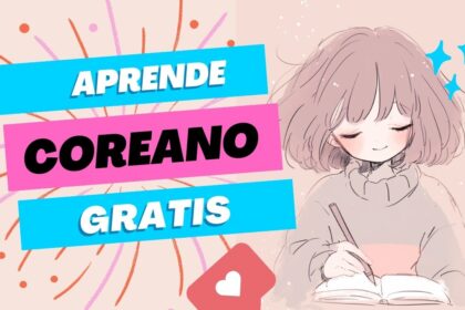niña que aprende coreano