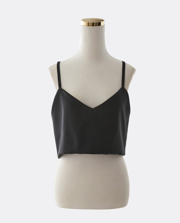 Top de mujer negro URBAN con tirantes - Image 4