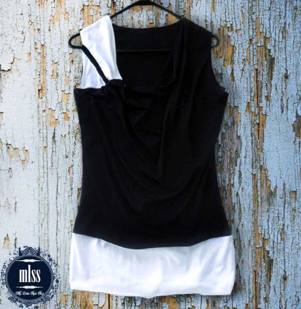 Blusa StreetWear drapeada Urban chic - Image 4